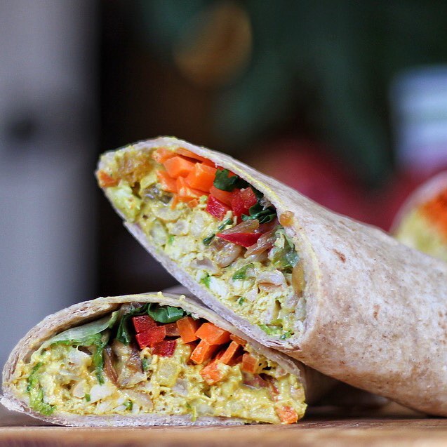 Curried Chicken Salad Wraps – Everyday Champagne